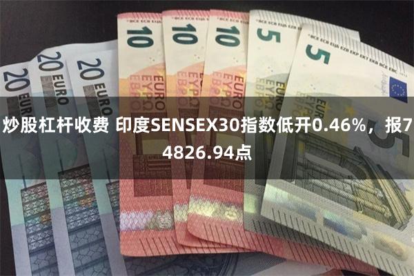 炒股杠杆收费 印度SENSEX30指数低开0.46%，报74826.94点