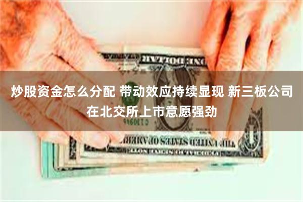 炒股资金怎么分配 带动效应持续显现 新三板公司在北交所上市意愿强劲