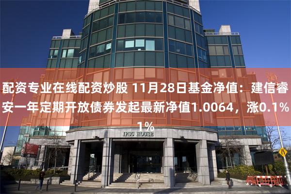 配资专业在线配资炒股 11月28日基金净值：建信睿安一年定期开放债券发起最新净值1.0064，涨0.1%