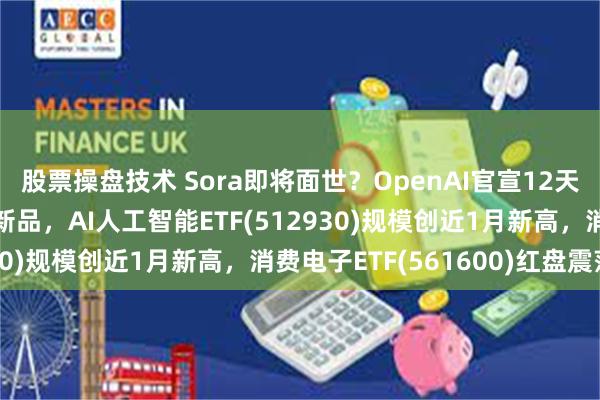 股票操盘技术 Sora即将面世？OpenAI官宣12天12场直播将发布系列新品，AI人工智能ETF(512930)规模创近1月新高，消费电子ETF(561600)红盘震荡